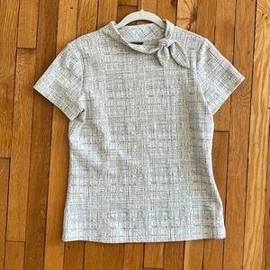 Ann Taylor Tie Neck Top